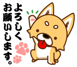 It is a Japanese midget Shiba around sticker #6627592