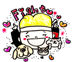 risa and friends sticker #6627608