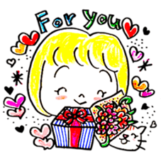 risa and friends sticker #6627609