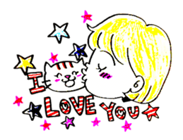 risa and friends sticker #6627611