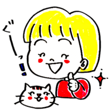 risa and friends sticker #6627617