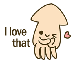 Small squid NO-NO sticker #6628610