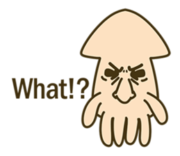 Small squid NO-NO sticker #6628611