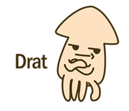 Small squid NO-NO sticker #6628612