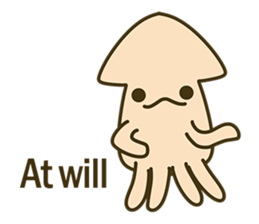 Small squid NO-NO sticker #6628613
