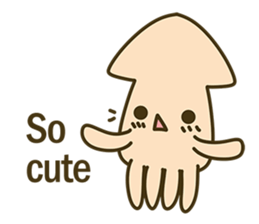Small squid NO-NO sticker #6628615
