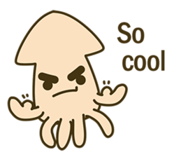 Small squid NO-NO sticker #6628616