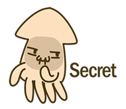 Small squid NO-NO sticker #6628620