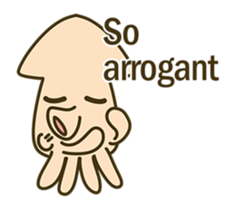 Small squid NO-NO sticker #6628622