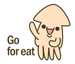 Small squid NO-NO sticker #6628625