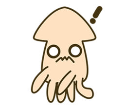 Small squid NO-NO sticker #6628629
