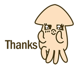 Small squid NO-NO sticker #6628630