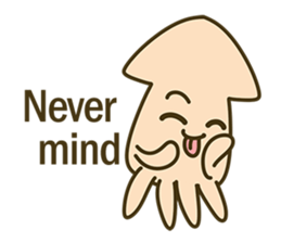 Small squid NO-NO sticker #6628631