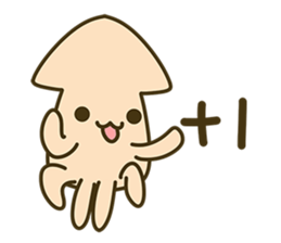 Small squid NO-NO sticker #6628632
