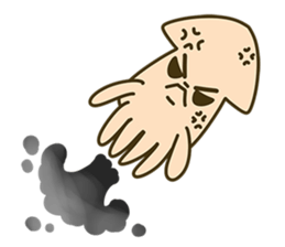 Small squid NO-NO sticker #6628633