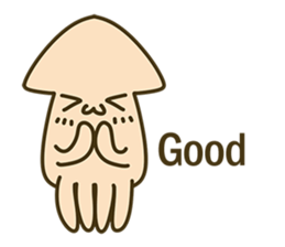 Small squid NO-NO sticker #6628635