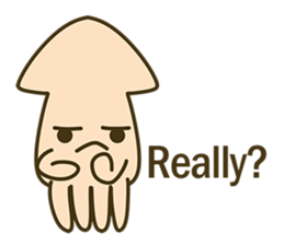 Small squid NO-NO sticker #6628639