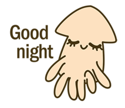 Small squid NO-NO sticker #6628646