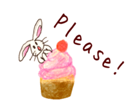 Cute(Kawaii) animals 2(English) sticker #6628771