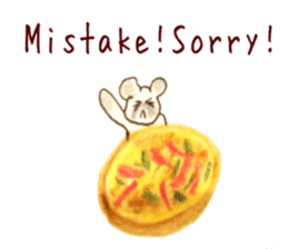 Cute(Kawaii) animals 2(English) sticker #6628772