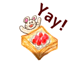 Cute(Kawaii) animals 2(English) sticker #6628778