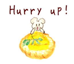 Cute(Kawaii) animals 2(English) sticker #6628791