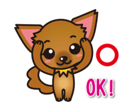 Chihuahuas English & Japanese sticker sticker #6628858