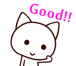 Lovely cat! sticker #6628893