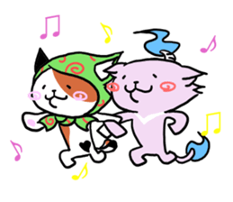 Tononyan and Heisuke@English sticker #6629135