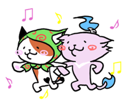 Tononyan and Heisuke@English sticker #6629135