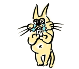 whisker pad cat sticker #6629186