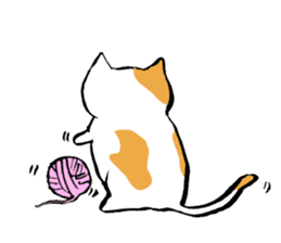 The fat cat `Debusuko` sticker #6629506