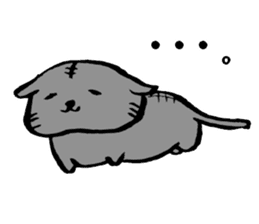 The fat cat `Debusuko` sticker #6629515