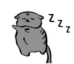The fat cat `Debusuko` sticker #6629517