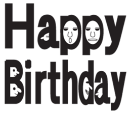 Round face human sticker #6629906