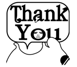 Round face human sticker #6629910