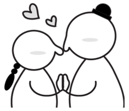 Round face human sticker #6629917