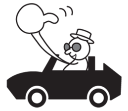 Round face human sticker #6629925