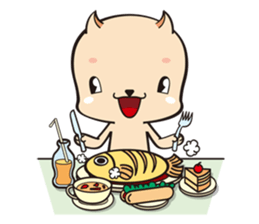 Juice cat love you! sticker #6630173