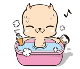 Juice cat love you! sticker #6630174