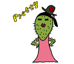 Cactus "Pancho" and his funny friends sticker #6630177