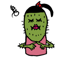 Cactus "Pancho" and his funny friends sticker #6630183