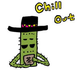 Cactus "Pancho" and his funny friends sticker #6630204