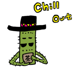 Cactus "Pancho" and his funny friends sticker #6630204
