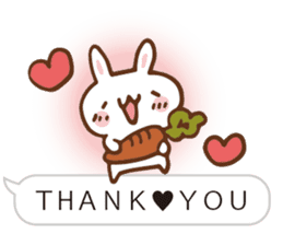 SARUO and USAMI 5 Balloonmessage ver. sticker #6630223