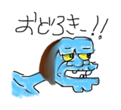 Hyakki-yako sticker of kushimarl sticker #6630356