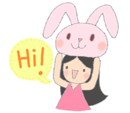 Happy Time with Little Tum & Tony Rabbit sticker #6631376