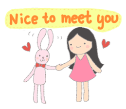Happy Time with Little Tum & Tony Rabbit sticker #6631377