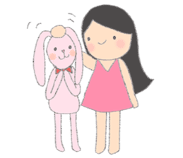 Happy Time with Little Tum & Tony Rabbit sticker #6631385