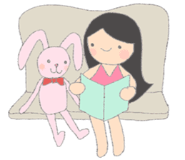 Happy Time with Little Tum & Tony Rabbit sticker #6631386